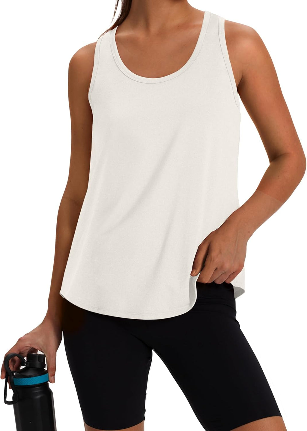 WIHOLL Women's Racerback Workout Tank Tops - Sleeveless Gym & Yoga Fitness Tops (S-XXL)