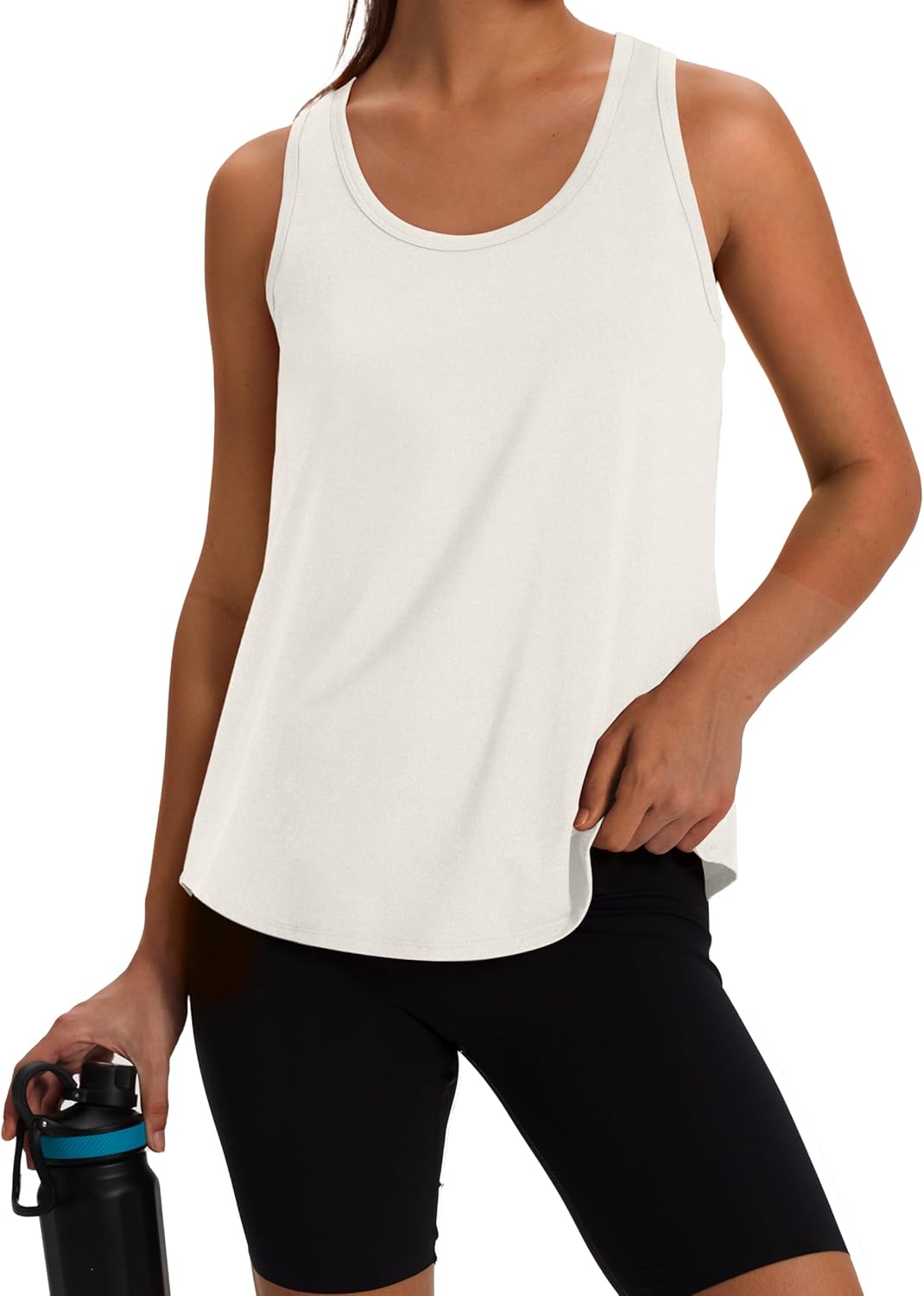 WIHOLL Women's Racerback Workout Tank Tops - Sleeveless Gym & Yoga Fitness Tops (S-XXL)