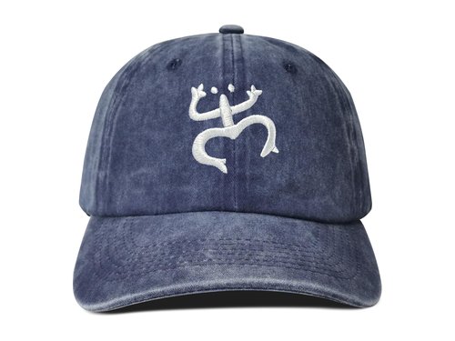 Hepandy Taino Frog Hat, Puerto Rico Themed Gifts for Men Women, Embroidered Dad Hat, Navy Blue Baseball Cap, Adjustable Snapback Hat