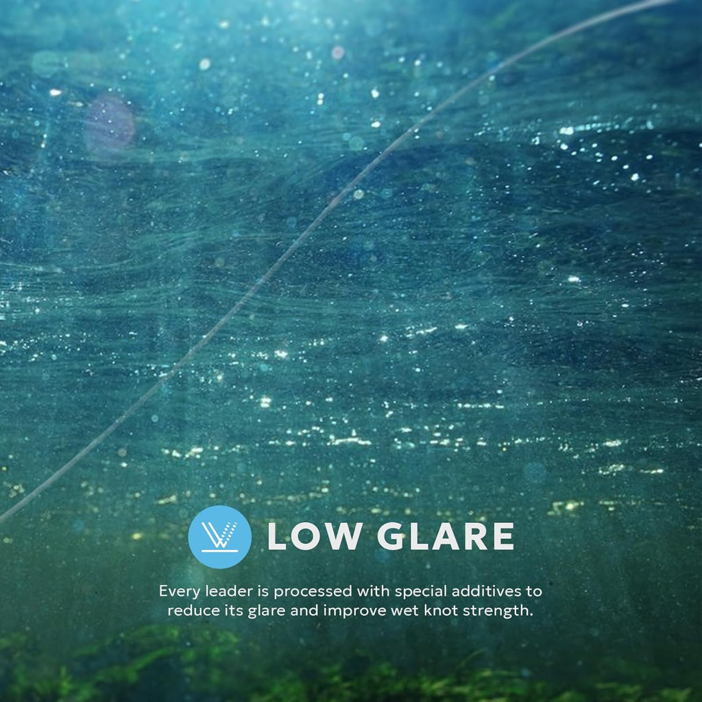 SF Pre-Tied Loop Fly Fishing Leader - Tapered Nylon for Trout & Saltwater | 7.5FT to 15FT Options