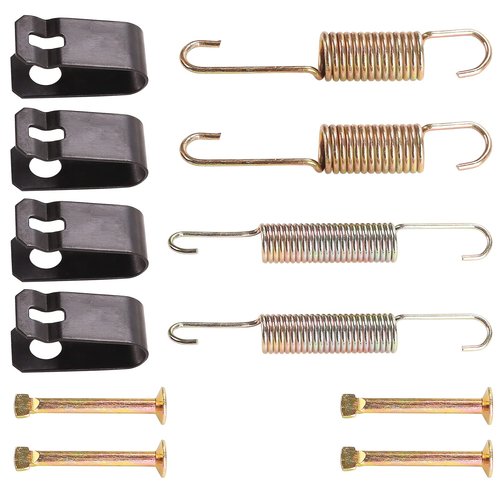 10L0L Brake Shoes Spring Kit for Club Car DS Precedent Golf Carts 1980-UP, Replace OEM 1018163-01 1011466