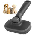 Hertzko Self-Cleaning Slicker Brush - Grooming Tool for Cats & Dogs | Painless Detangling & Easy-Clean - Black