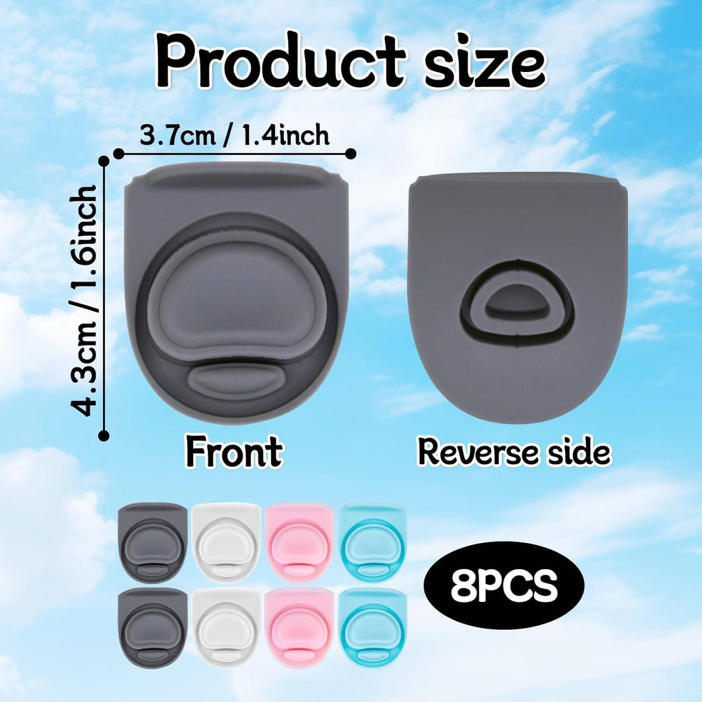 Owala | 8 Pcs Replacement Rubber Seal Stoppers - Silicone Gasket Lids for 16/19/24/32/40oz Bottles | 4 Colors