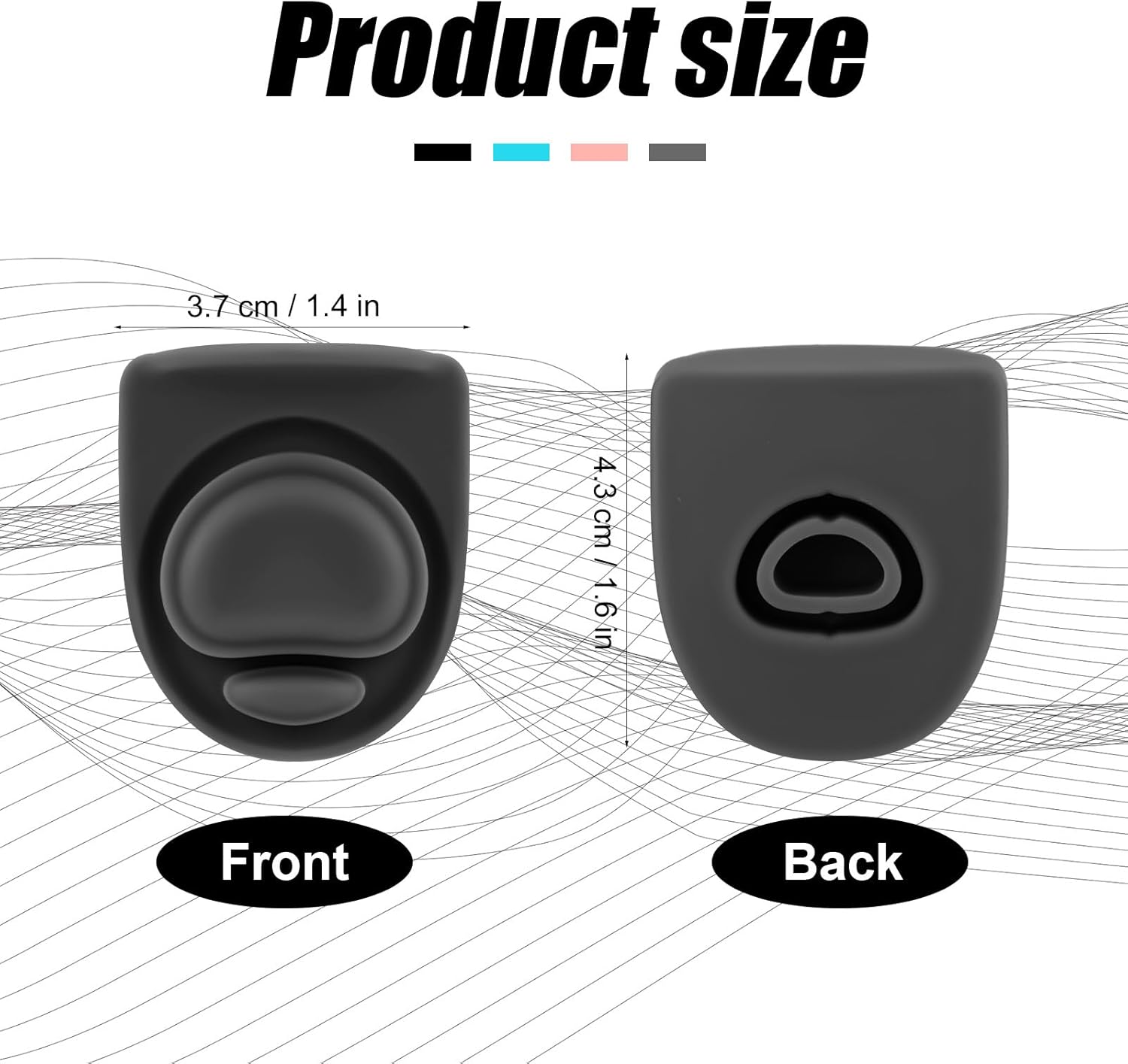 Owala Replacement Stopper Set - BPA-Free Silicone Lids for 24oz & 32oz Water Bottles | 4 Colors