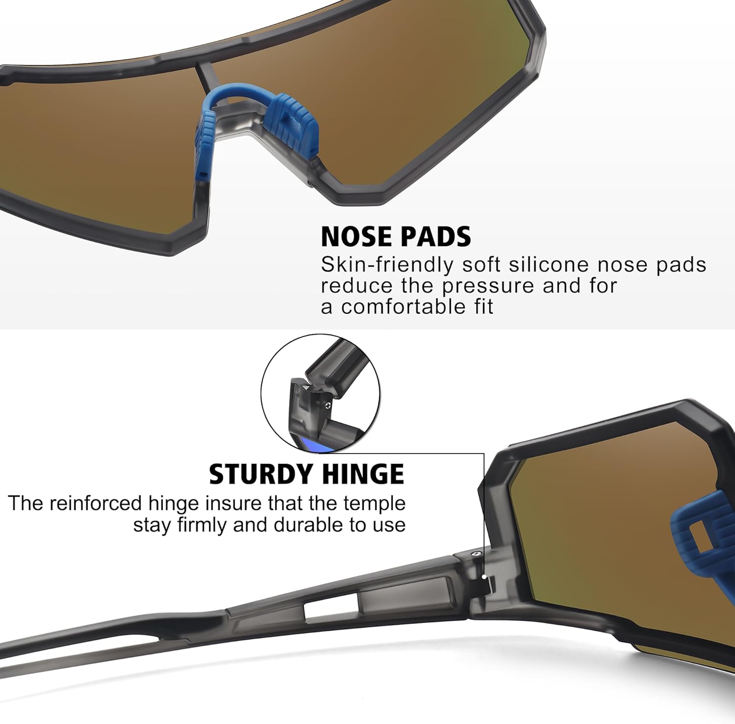 StoryCoast Polarized Sports Sunglasses - UV400 Protection for Men & Women | Ideal for Driving, Fishing & Cycling
