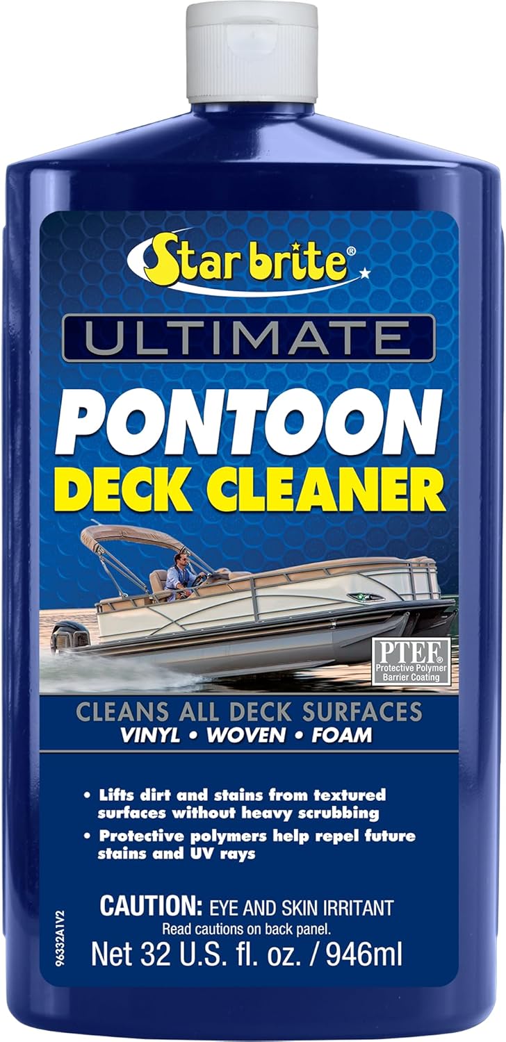 STAR BRITE Ultimate Pontoon Deck Cleaner - Effectively Lifts Dirt & Stains from All Surfaces - 32 OZ