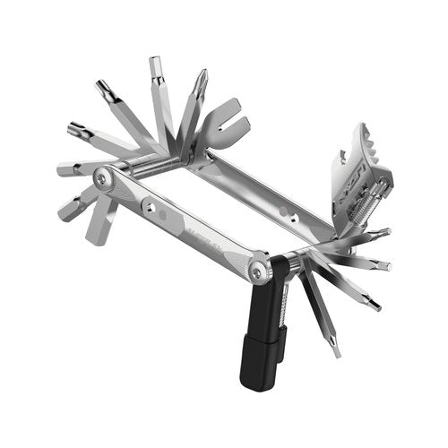 LEZYNE Super SV23 Bicycle Multi-Tool, Anti-Corrosion Stainless Steel Bit, Tubeless Tire Plug Kit, Chain Breaker, HEX 2/2.5/3/4/5/6/8MM, T10/T25/T30, Bike Tool