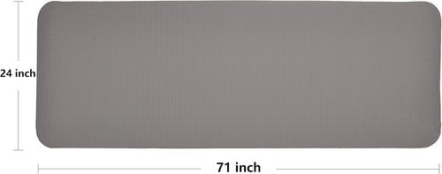 Fitvids Extra Thick 1/2-Inch High Density Yoga Mat & Knee Pad - Anti-Tear with Carrying Strap, Multiple Colors