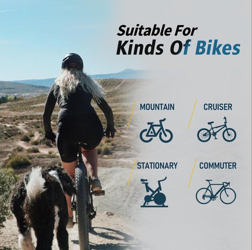 Bicycle Seat Cushion, HUIOK Wide Gel Exercise Bike Seat Cushion for Women Men Comfort,Fits Spin,Stationary and Cruiser Bikes,Indoor Outdoor Cycling,Water Dust Resistant Cover Included