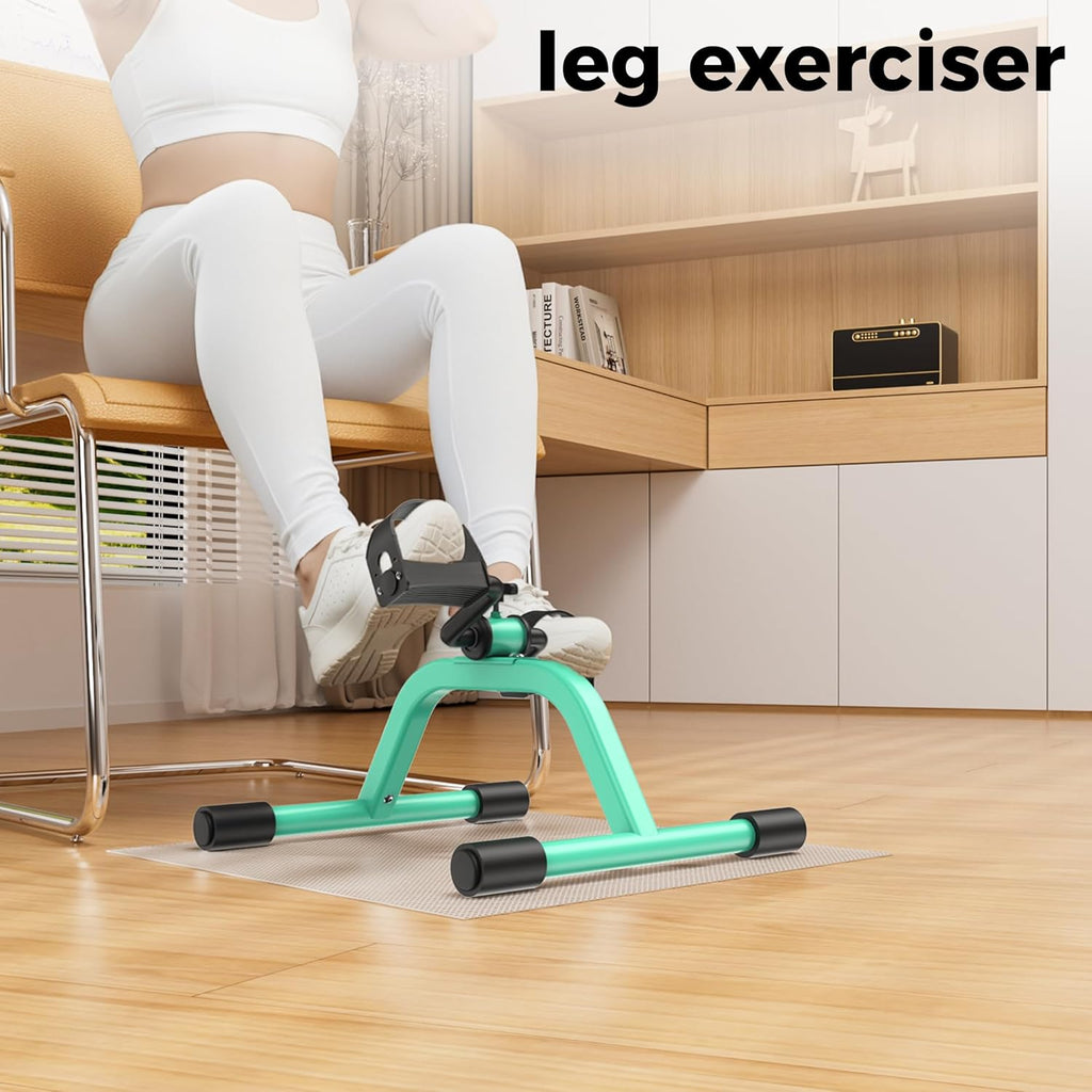 Pedal Exerciser Mini Exercise Bike - Lightweight & Portable for Leg and Arm Recovery