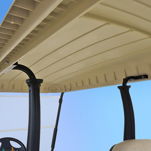 Red Hawk TOP-0110 Rear Brackets - 88" Top Compatible with/Replacement for Club Car Tempo and Precedent Golf Carts