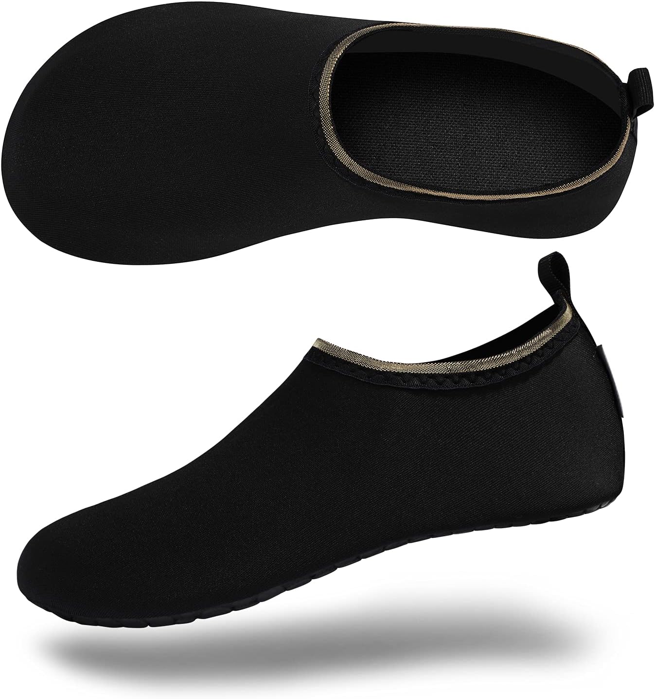 VIFUUR Water Sports Shoes Barefoot Quick-Dry Aqua Yoga Socks Slip-on for Men Women