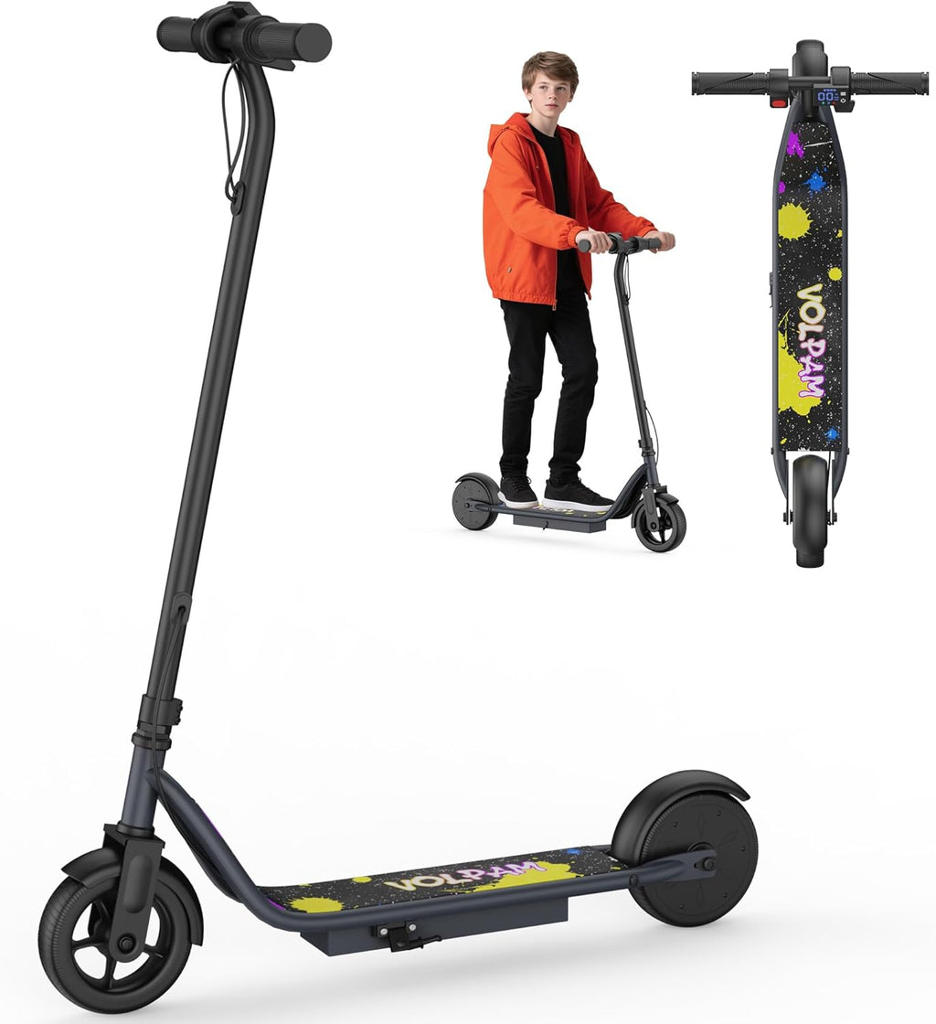 VOLPAM Electric Scooter - Dual Suspension, 19/22 MPH, 500W/800W Motor, Long Range Up to 60 Miles