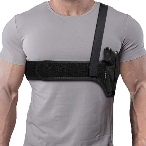 Deep Concealment Shoulder Holster - Universal Underarm Gun Holster for Subcompact & Compact Pistols