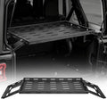 VEVOR Rear Trunk Cargo Rack - 300 lbs Capacity Carbon Steel Tray for 2007-2024 Jeep Wrangler JK 4 Door
