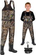 TIDEWE Chest Waders - Waterproof Neoprene Insulated Youth Fishing & Hunting Gear for Kids