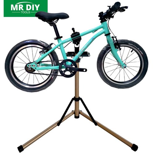 MR DIY TOOLS Bike Repair Stand Bicycle Stand for Mechanic Maintenance Rack Road Mountain Lightweight & 360 Adjustable Quick Release Portable Whole Aluminum Alloy for MTB Max 110lbs