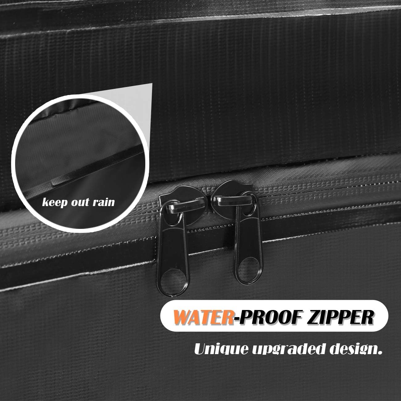 Sunnyglade Waterproof Cargo Bag - 15 Cubic Feet Car Top Carrier for All Roof Racks