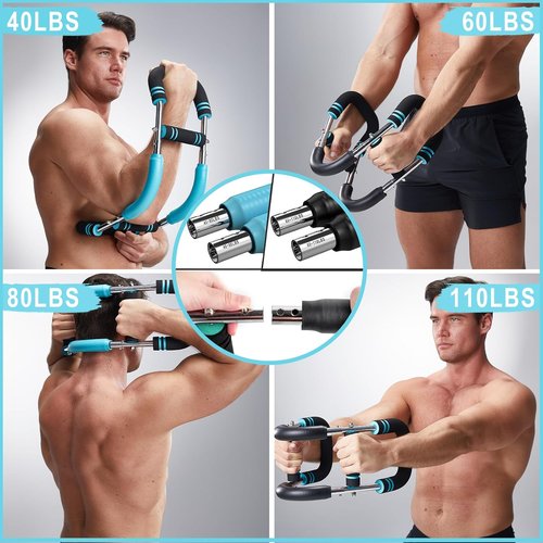 HOTWAVE Twister Arm Trainer - Adjustable Chest & Arm Exerciser for Home Fitness | Portable Upper Body Strength Kit