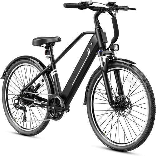 Jasion 26" Electric Bike - Removable Battery Ebike with 3 Modes, 7-Speed, 1200W Motor | Max 28MPH, 50 Miles