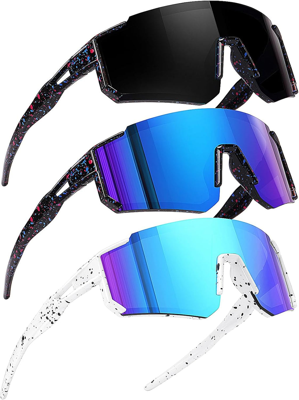 SEKKAF Youth Baseball Sunglasses - UV400 Protection for Kids | Ideal for Sports & Outdoor Activities