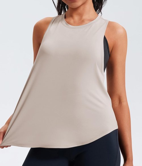 JOYSPELS Workout Tank Tops - Quick Dry Ice Silk Athletic Shirts for Women | Loose Fit Sleeveless Design
