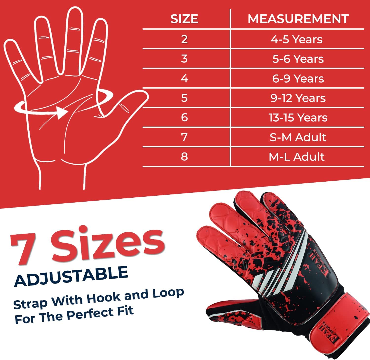 Skiennix Soccer Goalkeeper Gloves - Strong Grip for Kids & Youth | Perfect for Football