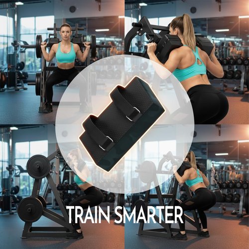 Lights Mountain Hack Squat Extra Shoulder Pads 2-Pack – 4cm Thick Foam Cushion with Adjustable Straps, Relieve Shoulder Pressure, Fits Hack Squat & Leg Press Machines (Camouflage Green)