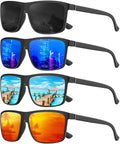 KALIYADI Polarized Men's Sunglasses - Classic UV Protection for Fishing, Driving, and Golf