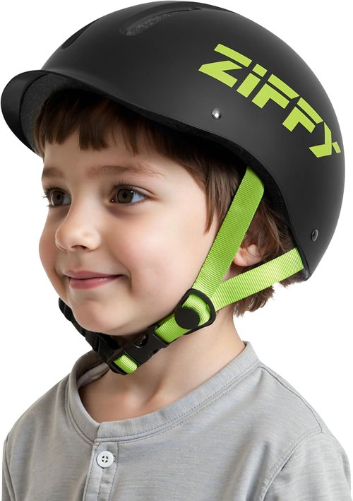 Jova ZIFFY Kids Bike Helmet - Adjustable, Lightweight & Safety Certified | 2 Sizes, 4 Colors for Toddlers to Youth