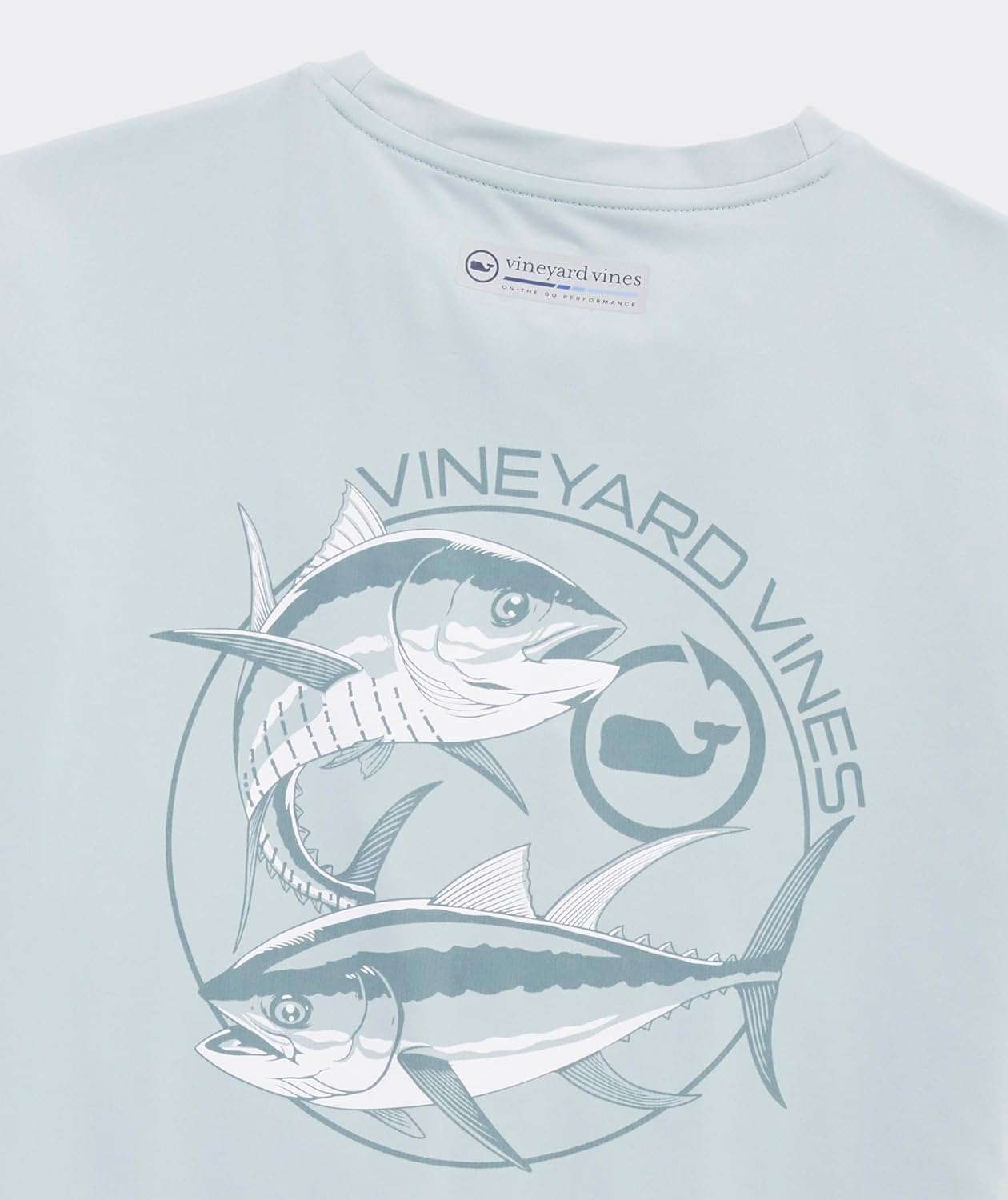 Vineyard Vines Men's Tuna Circle Performance Tee - Short Sleeve, Comfortable Fit, Stylish Design