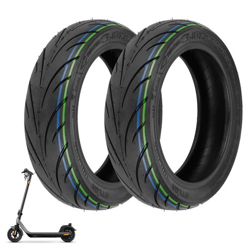LUCK4U 10x2.30-6.5 Tire 10 Inch Tubeless Tire for NIU KQi2 Pro Electric Scooter Accessories Front Rear Spare Tire (2pcs)