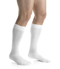 JOBST Activewear 20-30 mmHg Knee High Compression Socks, Large, Cool White