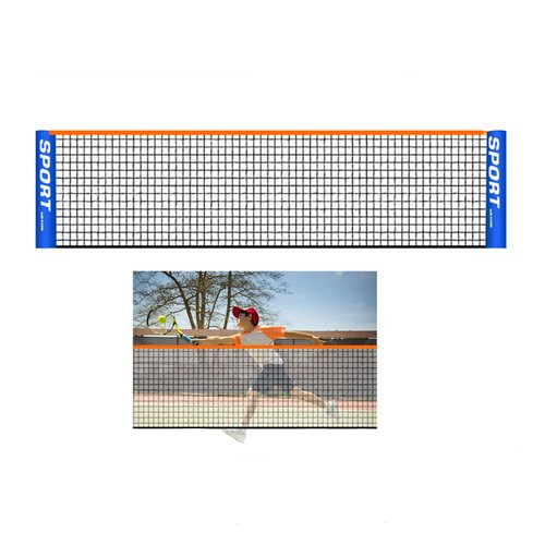 Denpetec Portable Badminton Net Set for Tennis, Soccer Tennis, Kids Adult Volleyball Training Net Indoor/Outdoor Sports Net for Garden Court Beach Backyard