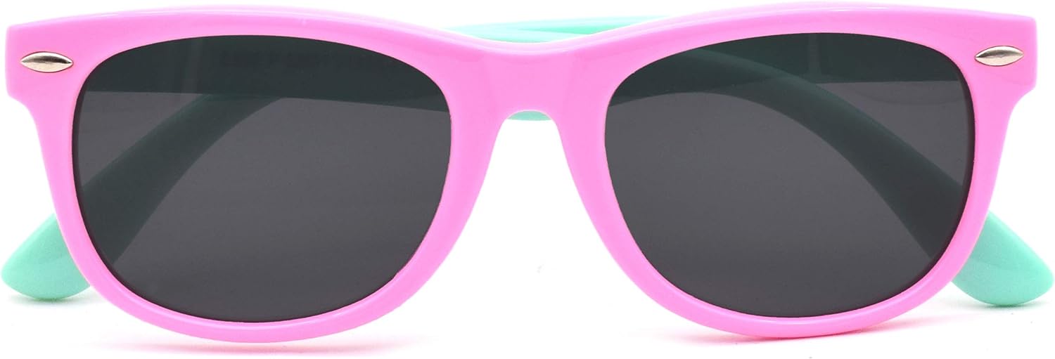 Skiennix Toddler Sunglasses - Flexible Polarized Kids Eyewear for Ages 2 to 10 | Unisex Design
