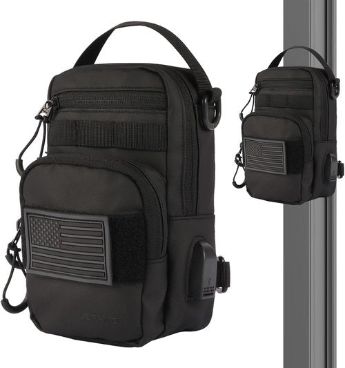 LEPHYON Magnetic Gym Bag - Versatile Crossbody Sling with USB Charging Port | Ideal for Travel & Workouts