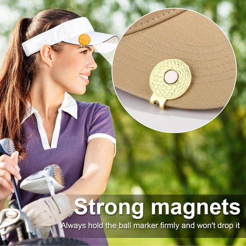 Artpreti Golf Ball Marker with a Standard Magnetic Hat Clip, Funny Golf Ball Marker Hat Clip for Men Women, Premium Golf Gifts for Men Women, Golf Accessories for Golf Lovers (Cracker)