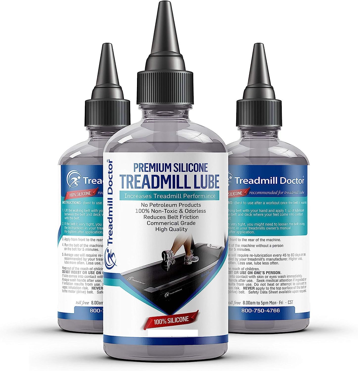 Treadmill Doctor Premium Walking Belt Lube - 4.1 Oz | Enhance Treadmill Performance