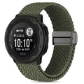 HQzon Nylon Elastic Woven Band Compatible with Garmin Instinct 3 45mm/Instinct/2 Solar, 22mm Breathable Soft Strap Compatible with Garmin Instinct Tactical/Tide/Esports/Solar