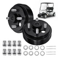 Cartalia Golf Cart 1 Inch Large Hole 30 Teeth Spline Brake Drum Assembly with Nuts for 4 Cycle Gas 1992-Up EZGO TXT/RXV/Marathon/Medalist/Columbia/MPT/ST Sport, Replace OEM# 21807-G1, 41843-94 (2 Pcs)