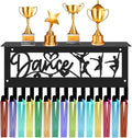 CREATCABIN Dance Medal Hanger - Wall-Mounted Trophy Holder with Shelf for Over 70 Medals | 11.8 x 5.1 Inch