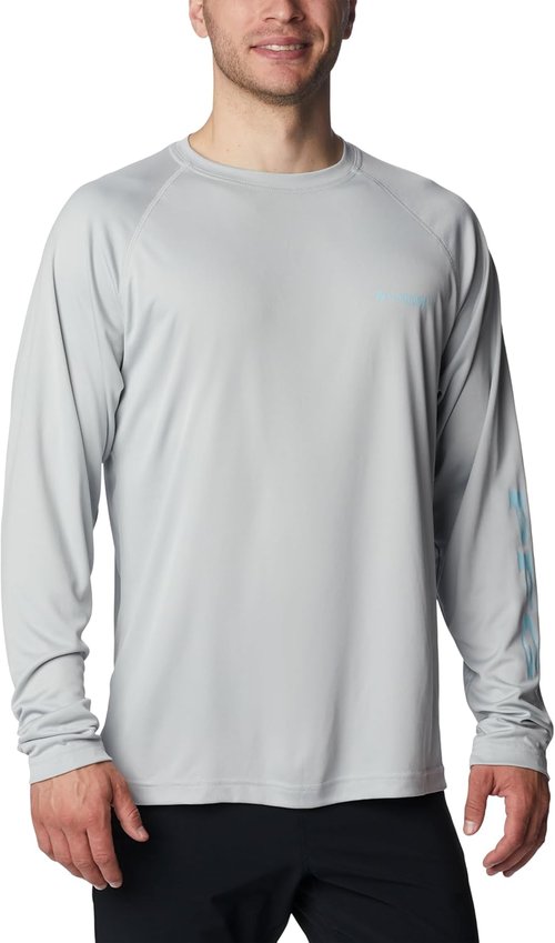 Columbia Men's PFG Terminal Tackle Long Sleeve Fishing Shirt - Quick-Dry, UPF 50, Lightweight