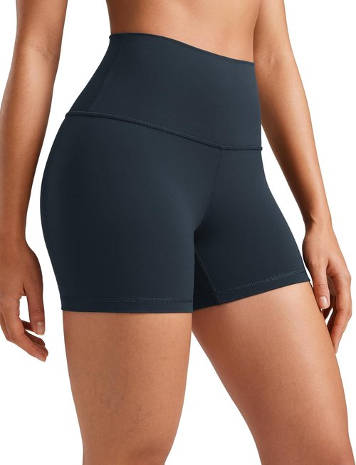 CRZ YOGA Butterluxe Biker Shorts 4'' - High-Waisted Spandex for Ultimate Comfort & Flexibility