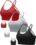 RUNNING GIRL Sports Bra - Supportive Crisscross Back Design with Removable Pads | Medium Support
