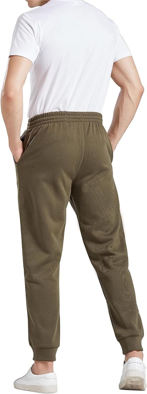MLYENX Fleece Sweatpants for Men - Comfy Athletic Jogger Pants with Pockets | 2/3 Pack