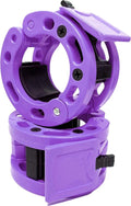 Clout Fitness Olympic Barbell Clamps - Quick Release Locking Weight Clips for 2-Inch Barbells