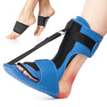 Acankn Plantar Fasciitis Night Splint: Adjustable Brace with Arch Support | Dorsal Night Splint for Women Men | Dual Effective Relief Achilles Tendonitis Foot Drop Heel Pain Black-Blue