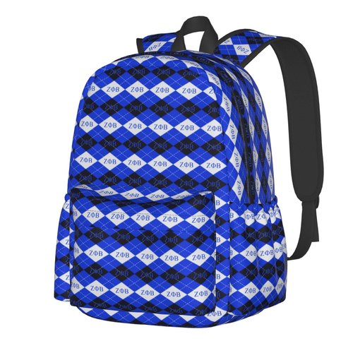 Ioiecock Sorority Zeta Backpack 17 ", Features Your Sorority'S Logo And Quotes For A Personalized Touch. This Unique And Customized Backpack Is Perfect For Jogging And Hiking