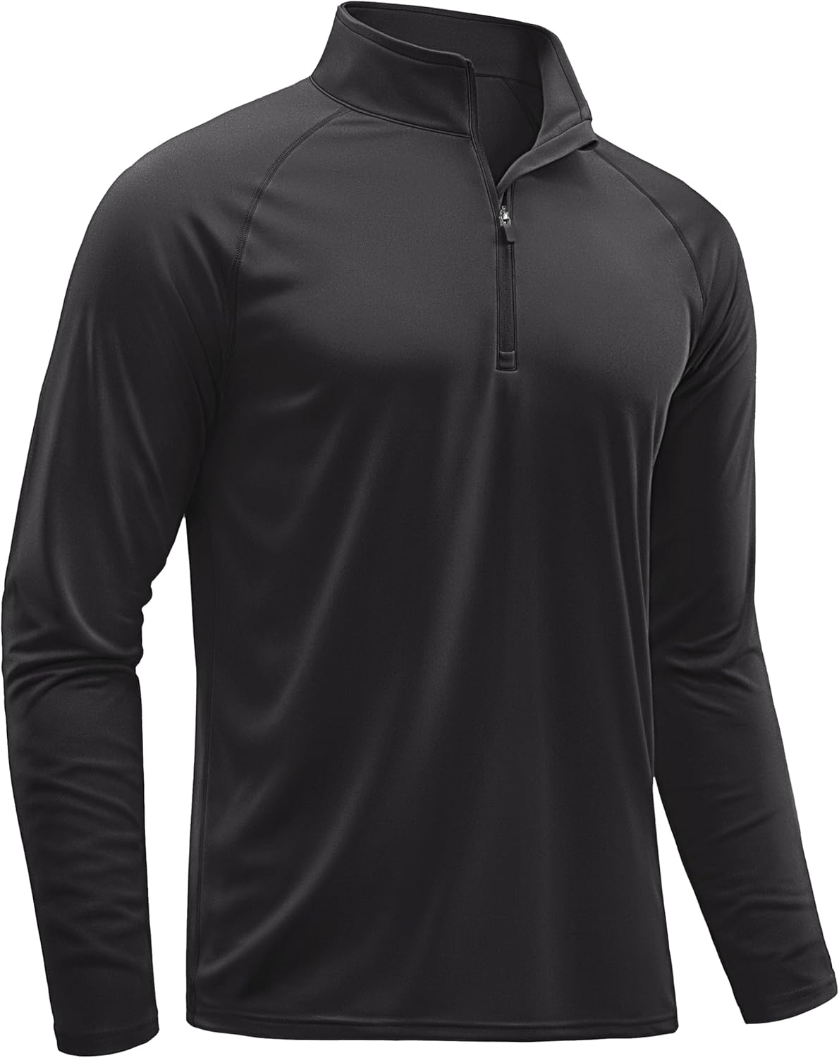 TACVASEN Men's Athletic Long Sleeve Shirt - UPF 50+ Sun Protection | 1/4 Zip Pullover for Outdoor Running
