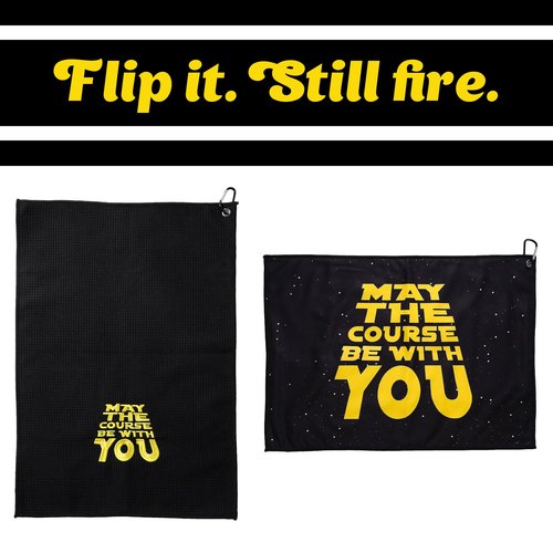 ZEETY Funny Golf Towel – Double-Sided Humorous Golf Towel for Bags, Golf Gifts & Golf Accessories for Men and Women